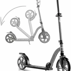 Deals 👍 LaScoota Professional Scooter For Ages 6+, Teens & Adults I Lightweight & Big Sturdy Wheels For Kids, Teen And Adults. A Foldable Kick Scooter For Indoor & Outdoor Fun. Great Gift & Toy. Up To 264 Lbs Yellow ⌛ -Scooters & Equipment Sales 41i5Gvmi86L. AC