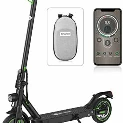 Cheap ⭐ Isinwheel S9Pro Electric Scooter, 350W Motor,8.5 Inch Solid Tires, 17 Miles Range, 19 Mph Folding Commuter Electric Scooter For Adults, Rear Dual Suspension, Dual Braking System & App(Optional Seat) 👍 -Scooters & Equipment Sales 41ikEXVyEL. AC
