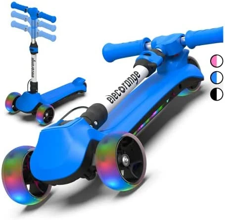 Budget 🤩 Elecorange Kid Electric Scooter, Safe Wide Light Up Deck & Wide Wheels, Reliable Thumb Throttle, 3 Adjustable Height, 5Mph Safe Speed, 60min Ride Time, Lightweight, Foldable, Scooter For Kids Ages 3-9 Whit ⌛ 8 Budget 🤩 Elecorange Kid Electric Scooter, Safe Wide Light Up Deck & Wide Wheels, Reliable Thumb Throttle, 3 Adjustable Height, 5Mph Safe Speed, 60min Ride Time, Lightweight, Foldable, Scooter For Kids Ages 3-9 Whit ⌛ - Image 6