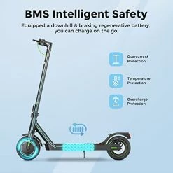 Discount ✨ Isinwheel Electric Scooter, 350W Motor, Up To 18 Mph, 10-12 Miles Long Range, 8.5 Inches Pneumatic Tires, Foldable Electric Scooter For Adult With Dual Braking System, Cruise Control & App(S9) Red ✔️ -Scooters & Equipment Sales 41jTr6EiI7L