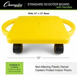 Budget โจ Champion Sports Scooter Board With Handles, Set Of 6, Wide 12 X 12 Base - Multi-Colored, Fun Sports Scooters With Non-Marring Plastic Casters For Children - Premium Kids Outdoor Activities And Toy ๐ 11 Budget โจ Champion Sports Scooter Board With Handles, Set Of 6, Wide 12 X 12 Base - Multi-Colored, Fun Sports Scooters With Non-Marring Plastic Casters For Children - Premium Kids Outdoor Activities And Toy ๐ -Scooters & Equipment Sales 41jvA17UB6L