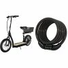 Cheap 👍 Razor EcoSmart Metro HD Electric Scooter Hub-Driven Motor - Black - FFP & Master Lock Bike Lock Cable, Combination Bicycle Lock, Cable Lock For Outdoor Equipment, 8143D 🔔