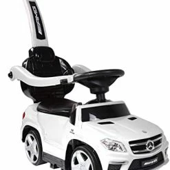 Deals ✔️ Best Ride On Cars Best Ride-On Cars Baby Toddler 4-in-1 Mercedes Push Car Stroller W/ Led Lights For Ages 1-3, Wh ❤️ -Scooters & Equipment Sales 41mHWhQcHTL. AC