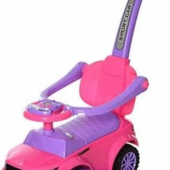Brand new 🧨 Aosom 3 In 1 Push Cars For Toddlers Kid Ride On Push Car Stroller Sliding Walking Car With Horn Music Light Function Secure Bar Ride On Toy For Boy Girl 1-3 Years Old Red 🔥 -Scooters & Equipment Sales 41n03ZNKRlL. AC