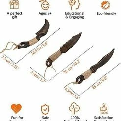 Promo β GC HOME GAMES CG Games Engaging Wooden Knives For Kids -3 Pack Eco-Friendly Handmade Wooden Toy Swords For Kids Aged 5 And Up -Durable, Safe, Chemical Free Outdoor Play Equipment For Kids. Bonus! Unique Bag π 11 Promo β GC HOME GAMES CG Games Engaging Wooden Knives For Kids -3 Pack Eco-Friendly Handmade Wooden Toy Swords For Kids Aged 5 And Up -Durable, Safe, Chemical Free Outdoor Play Equipment For Kids. Bonus! Unique Bag π -Scooters & Equipment Sales 41nSwCCAQ2L