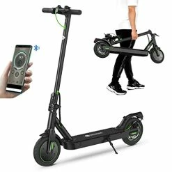 Discount ✨ Isinwheel Electric Scooter, 350W Motor, Up To 18 Mph, 10-12 Miles Long Range, 8.5 Inches Pneumatic Tires, Foldable Electric Scooter For Adult With Dual Braking System, Cruise Control & App(S9) Red ✔️
