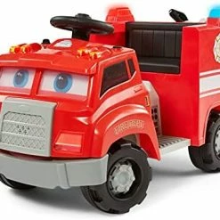 Best Pirce 🥰 Real Rigs Toddler Recycling Truck Interactive Ride On Toy, Kids Ages 1.5-4 Years, 6 Volt Battery And Charger, Sound Effects, 9 Recycling Accessories Include 🎉 -Scooters & Equipment Sales 41poz7sCBYL. AC