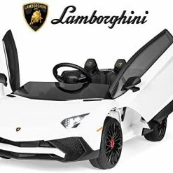 Brand new 🎉 Best Choice Products Kids 12V Ride On Lamborghini Aventador SV Sports Car Toy W/ Parent Control, AUX Cable, 2 Speeds, LED Lights, Sounds - R 👍 -Scooters & Equipment Sales 41qz8wBqpmL. AC