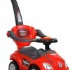 Coupon 😉 ChromeWheels 3 In 1 Ride On Toys Push Car With Guardrail, Mega Car For Toddlers, W/ Handle, Horn, Music, Color Red 🌟 -Scooters & Equipment Sales 41rflYZQ3lL