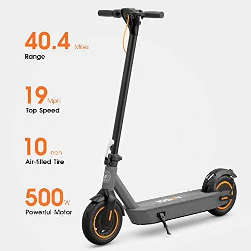 Buy ๐ Hiboy S2 MAX Electric Scooter, Upgraded 500W Motor, 40.4 Miles Range&19 MPH, 10'' Pneumatic Tires, Double Braking System, Portable And Foldable Commuting Electric Scooter For Adults Black ๐ 4 Buy ๐ Hiboy S2 MAX Electric Scooter, Upgraded 500W Motor, 40.4 Miles Range&19 MPH, 10'' Pneumatic Tires, Double Braking System, Portable And Foldable Commuting Electric Scooter For Adults Black ๐ - Image 2