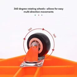 Cheapest 😀 Joonly Kids Sitting Scooter Board With Universal Wheels Safety Plastic Scooter For Kids Ages 6-12 Manual Sport Scooters With Handles For Gym Class Orange 🎉 -Scooters & Equipment Sales 41tQTCK2dFL
