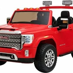 Wholesale 🎁 DAKOTT GMC Sierra Denali HD Two Seater 12 Volt Ride-On Truck W/ 2.4G Remote Control, LED Lights, Horn, Music, MP3/USB, Storage Box, Spring Suspension, Electric Vehicle For Kids Black 🌟 -Scooters & Equipment Sales 41tpUdeo7EL. AC