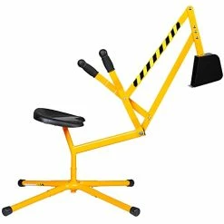 Deals ✔️ Albott Ride On Excavator Working Sand Crane With 360° Rotation Seat, Great For Sand, Beach, Snow, Dirt, Steel Outdoor Play Toy For Ages 3 And Up(Yellow) 🎉
