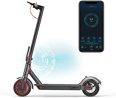 Wholesale 👏 Pro ES80 Electric Scooter - 8.5" Solid Tires,Up To 19 Miles Long-Range And 19 MPH Portable Folding Commuting Scooter For Adults With Double Braking System And App Black-01 😍 8 Wholesale 👏 Pro ES80 Electric Scooter - 8.5" Solid Tires,Up To 19 Miles Long-Range And 19 MPH Portable Folding Commuting Scooter For Adults With Double Braking System And App Black-01 😍 - Image 6