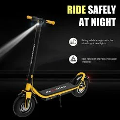 Deals ✨ ScootHop Electric Scooter - 10" Air Filled Tires - Max Speed 15.5 Mph & 25 Miles Long-Range - LED Display, 350W Electric Kick Scooter, Foldable And Cruise Control Commuter E-Scooter For Adults, Teens Yellow 😉 -Scooters & Equipment Sales 41wbAeKQmKL