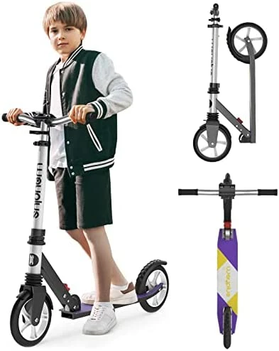 Coupon β WAYPLUS Kick Scooter For Ages 6+,Kid, Teens & Adults. Max Load 240 LBS. Foldable, Lightweight, 8IN Big Wheels For Kids, Teen And Adults, 4 Adjustable Levels. Bearing ABEC9 White π 10 Coupon β WAYPLUS Kick Scooter For Ages 6+,Kid, Teens & Adults. Max Load 240 LBS. Foldable, Lightweight, 8IN Big Wheels For Kids, Teen And Adults, 4 Adjustable Levels. Bearing ABEC9 White π - Image 8