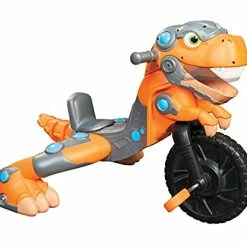 Best Sale ๐งจ Chompin' Dino Trike, Outdoor Indoor Ride On Toy W/ Dinosaur Sounds Roars, Adjustable Seat, Rugged Wheels- Kids Gift, For Toddler Boys & ๐ง Girls Ages 3 4 5+ Years Old โญ