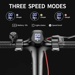 Best reviews of 😉 VOBETSCOOTER Electric Scooter,350W Motor,8.5" Solid Tires, 19 Miles Range, 19Mph Folding Commuter Electric Scooter For Adults 😉 -Scooters & Equipment Sales 41zQPaXpxFL
