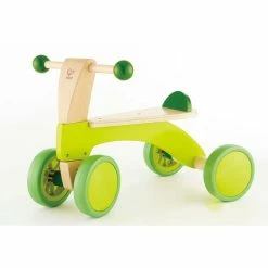 Brand new 😉 Hape Scoot Around Ride On Wood Bike | Award Winning Four Wheeled Wooden Push Balance Bike Toy For Toddlers With Rubberized Wheels, Bright Green ❤️ -Scooters & Equipment Sales 41zWwxkY9XL