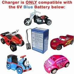 Deals 🧨 Replacement 6-Volt UL Listed Charger For Fisher-Price Power Wheels Toddler Blue Battery Models 00801-1230 - 00801-1457 - 00801-1868 - 00801-1900 - 00801-0336 😀 -Scooters & Equipment Sales 511WvsPnCIL
