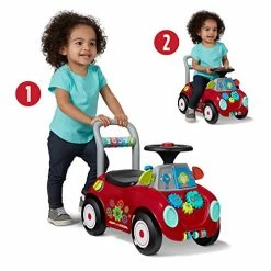 Best Pirce π Busy Buggy, Sit To Stand Toddler Ride On Toy, Ages 1-3, Red Kids Ride On T π―
