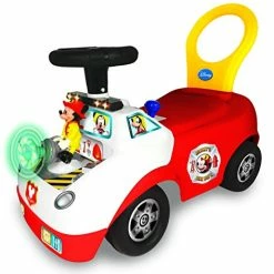 Promo ✨ Kiddieland Disney Mickey Activity Fire Truck Ride-O ✨