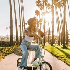 Hot Sale ✨ Razor EcoSmart Metro Electric Scooter – Padded Seat, Wide Bamboo Deck, 16" Air-Filled Tires, 500w High-Torque Motor, Up To 18 Mph, 12-Mile Range, Rear-Wheel Drive 😉 -Scooters & Equipment Sales 517R9a0J13L