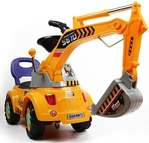 Outlet ⌛ Digger Scooter, Ride-on Excavator, Pulling Cart, Pretend Play Construction Truck (Color May Vary) By POCO DIVO Grabber-blue 🤩 9 Outlet ⌛ Digger Scooter, Ride-on Excavator, Pulling Cart, Pretend Play Construction Truck (Color May Vary) By POCO DIVO Grabber-blue 🤩 - Image 7