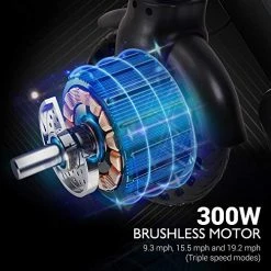 Best reviews of 🤩 Folding Electric Scooter For Adults - 300W Brushless Motor Foldable Commuter Scooter W/ 8.5 Inch Pneumatic Tires, 3 Speed Up To 19MPH, 18 Miles, Disc Brake & ABS, For Adult & Kids - Hurtle HURES18-M5 💯 -Scooters & Equipment Sales 5193u2f4ypL