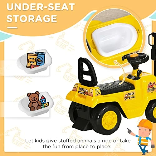 Best reviews of ✔️ Aosom Kids Ride On Forklift With Fork And Tray, Kids Ride On Tractor With Under Seat Storage, No Power Kids Construction Truck With Treaded Wheels, Gifts For Age 3 - 4 Years Old 🔥 6 Best reviews of ✔️ Aosom Kids Ride On Forklift With Fork And Tray, Kids Ride On Tractor With Under Seat Storage, No Power Kids Construction Truck With Treaded Wheels, Gifts For Age 3 - 4 Years Old 🔥 - Image 4