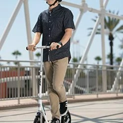 Budget ⭐ Razor A6 Kick Scooter For Kids Ages 8+ - Extra-Tall Handlebars & Longer Deck, 10" Urethane Wheels, Anti-Rattle Technology, For Riders Up To 220 Lbs 🤩 -Scooters & Equipment Sales 51CRhHqucUL