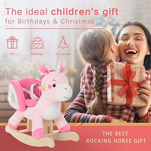 Outlet π Labebe - Baby Rocking Horse, Ride Unicorn, Kid Ride On Toy For 6 Month-3 Year Old, Infant (Boy Girl) Plush Animal Rocker, Toddler/Child Stuffed Ride Toy (Pink) β 6 Outlet π Labebe - Baby Rocking Horse, Ride Unicorn, Kid Ride On Toy For 6 Month-3 Year Old, Infant (Boy Girl) Plush Animal Rocker, Toddler/Child Stuffed Ride Toy (Pink) β - Image 4