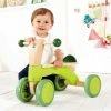 Brand new 😉 Hape Scoot Around Ride On Wood Bike | Award Winning Four Wheeled Wooden Push Balance Bike Toy For Toddlers With Rubberized Wheels, Bright Green ❤️ -Scooters & Equipment Sales 51EgHpJTDTL