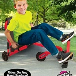Promo 🌟 Go Kart, - Swing Side-to-Side For Amazing Ride, Powered By Zig-Zag Motion, Rides On Any Hard Surface (Indoors And Outdoors),Red,92319 👍 -Scooters & Equipment Sales 51F8MGFLnjL