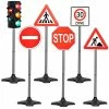 Coupon ⭐ Traffic Light Toys For Kids With 5 Street Signs 🎉 -Scooters & Equipment Sales 51HV0ihldQL