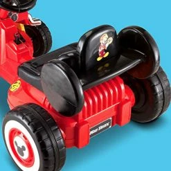 Promo 👏 Kid Trax Disney Kids Mickey Roadster Racer Go-Cart Ride On Toy, 6 Volt, Kids 3-5 Years Old, Max Weight 55 Lbs, Single Rider, Battery And Charger Included, Re 😉 -Scooters & Equipment Sales 51I5FJHSh5L