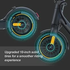 Top 10 🛒 1PLUS Electric Scooter 10" Solid Tires 500W Motor 19 Mph Speed Commuter E Scooter For Adults,Long-Range Battery,Smart,Foldable And Portable(Optional Seat) ⭐ -Scooters & Equipment Sales 51IKnPhymEL