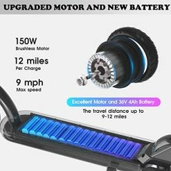 Cheap 👏 Hiboy NEX Electric Scooter, Foldable Electric Scooter For Kids Ages 8-15, Up To 12.4 Miles, Lightweight Short Commuting Electric Scooter For Teens, Kids, Boys And 👧 Girls, Black, Pink 🤩 -Scooters & Equipment Sales 51Ilweau55L