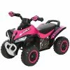 Deals ⌛ Aosom NO Power Ride On Push Car For Kids 4 Wheels Foot-to-Floor Sliding Walking ATV Toy With Music And Light For 18-36 Months, Pink ✔️ -Scooters & Equipment Sales 51JOEqMwsPL