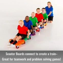 Promo π― Cosom Scooter Board Set, 16 Inch Premium Sit & Scoot Board With 4 Inch Non-Marring Performance Wheels, Double Race Bearings, & Safety Handles, Physical Education Class Equipment, Assorted Colors π 9 Promo π― Cosom Scooter Board Set, 16 Inch Premium Sit & Scoot Board With 4 Inch Non-Marring Performance Wheels, Double Race Bearings, & Safety Handles, Physical Education Class Equipment, Assorted Colors π -Scooters & Equipment Sales 51JX2sqlesL