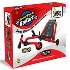 Promo 🌟 Go Kart, - Swing Side-to-Side For Amazing Ride, Powered By Zig-Zag Motion, Rides On Any Hard Surface (Indoors And Outdoors),Red,92319 👍 -Scooters & Equipment Sales 51JbShoeoyL