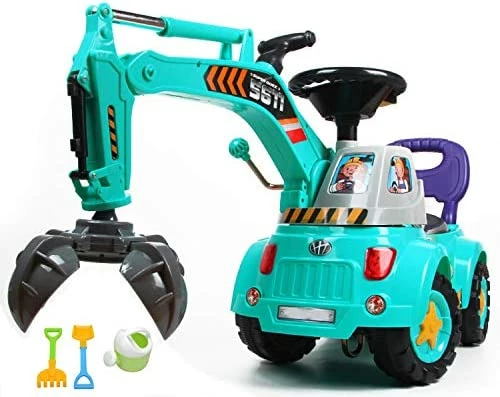 Outlet ⌛ Digger Scooter, Ride-on Excavator, Pulling Cart, Pretend Play Construction Truck (Color May Vary) By POCO DIVO Grabber-blue 🤩 10 Outlet ⌛ Digger Scooter, Ride-on Excavator, Pulling Cart, Pretend Play Construction Truck (Color May Vary) By POCO DIVO Grabber-blue 🤩 - Image 8