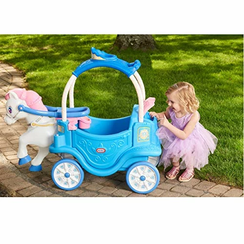 Flash Sale π Princess Horse & Carriage - Frosty Blue Ride-On π 4 Flash Sale π Princess Horse & Carriage - Frosty Blue Ride-On π - Image 2