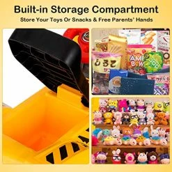 Best Sale ⭐ Costzon Kids Ride On Construction Excavator, Outdoor Digger Scooper Tractor Toy W/Safety Helmet, Rocks, Horn, Underneath Storage, Moving Forward/Backward, Pretend Play Ride On Truck (Excavator) 😍 -Scooters & Equipment Sales 51PvrzSJTXL