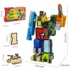 Wholesale 🎉 DAZZCOOL Number Math Toys, Military Transforming Toys For Tollders Montessori Teaching, School Classroom STEM Number Learnnig Toys For Boys 3 4 5 Years Old ❤️ -Scooters & Equipment Sales 51R6bWu3xXL