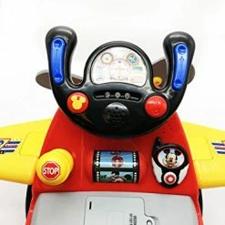 Promo 🔔 Disney Mickey Mouse Plane Light & Sound Activity Ride-O 🤩 -Scooters & Equipment Sales 51RfzxnCtpL