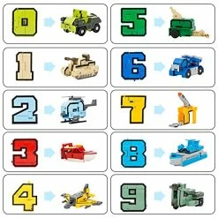 Wholesale 🎉 DAZZCOOL Number Math Toys, Military Transforming Toys For Tollders Montessori Teaching, School Classroom STEM Number Learnnig Toys For Boys 3 4 5 Years Old ❤️ -Scooters & Equipment Sales 51Rw9CsNozL