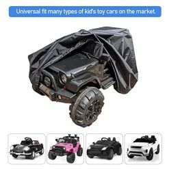 Discount 😉 Large Kids Ride-On Truck Toy Car Cover, Electric Jeep Power Wheels Cover, Protect Electric Kids Car Toy Vehicles - Universal Fit, Water Resistant Outdoor 💯 -Scooters & Equipment Sales 51U79B2S2ML