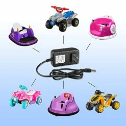 Hot Sale ⌛ 6 Volt Battery Charger For Ride On Toys, 6V 1A Battery Charger For Hello Kitty SUV Kid Trax Toddler Quad ATV Electric Battery Powered Ride-Ons Toys ⌛ -Scooters & Equipment Sales 51UNyWilHcL