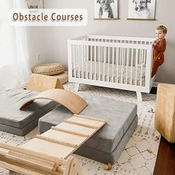 Promo 🌟 Little Dove Wooden Balance Board Wobble Board Preschool Toys Early Learning Kid Yoga Curvy Board - Rocker Board Kid Size Natural Wood Natural Wooden 🔥 -Scooters & Equipment Sales 51Ud00FlnLL